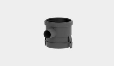 Förhöjningsstycke Hörnavlopp, H 95 mm Ø40 mm sida