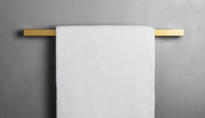 Reframe, handduksstång, mässing