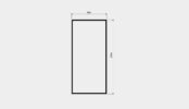 ill_51170800 51170800 GlassLine duschvägg svart ram 800 mm